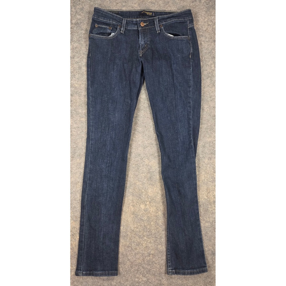 Levis 524 Too Superlow Jeans Womens 7 Medium Dark Wash Slim Fit Denim Pants